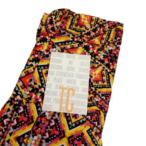 Lularoe Multi-Color Leggings TC - Picture 3 of 6